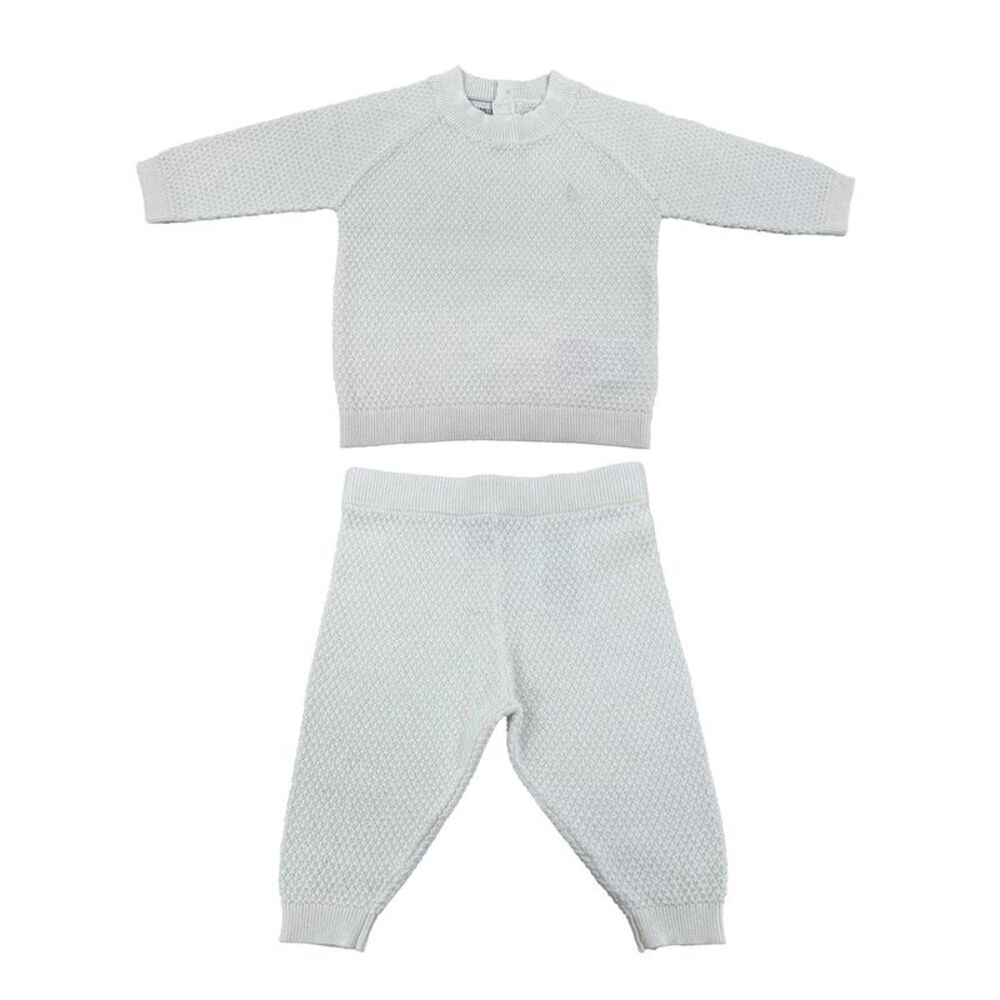 Jack Wills Baby Pointelle Loungewear Set / Off White